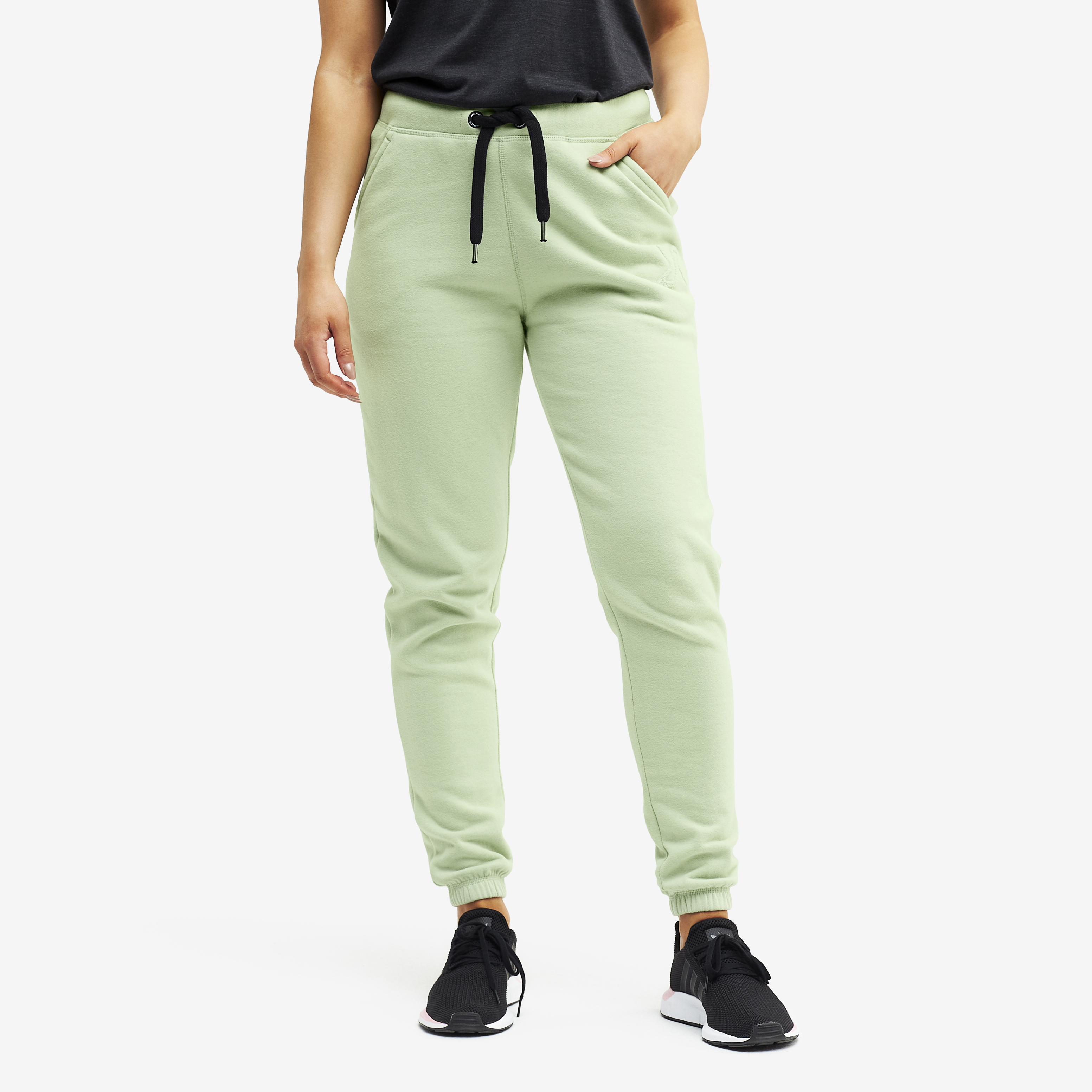 Chill Highwaist Pants Smoke Green Dam,