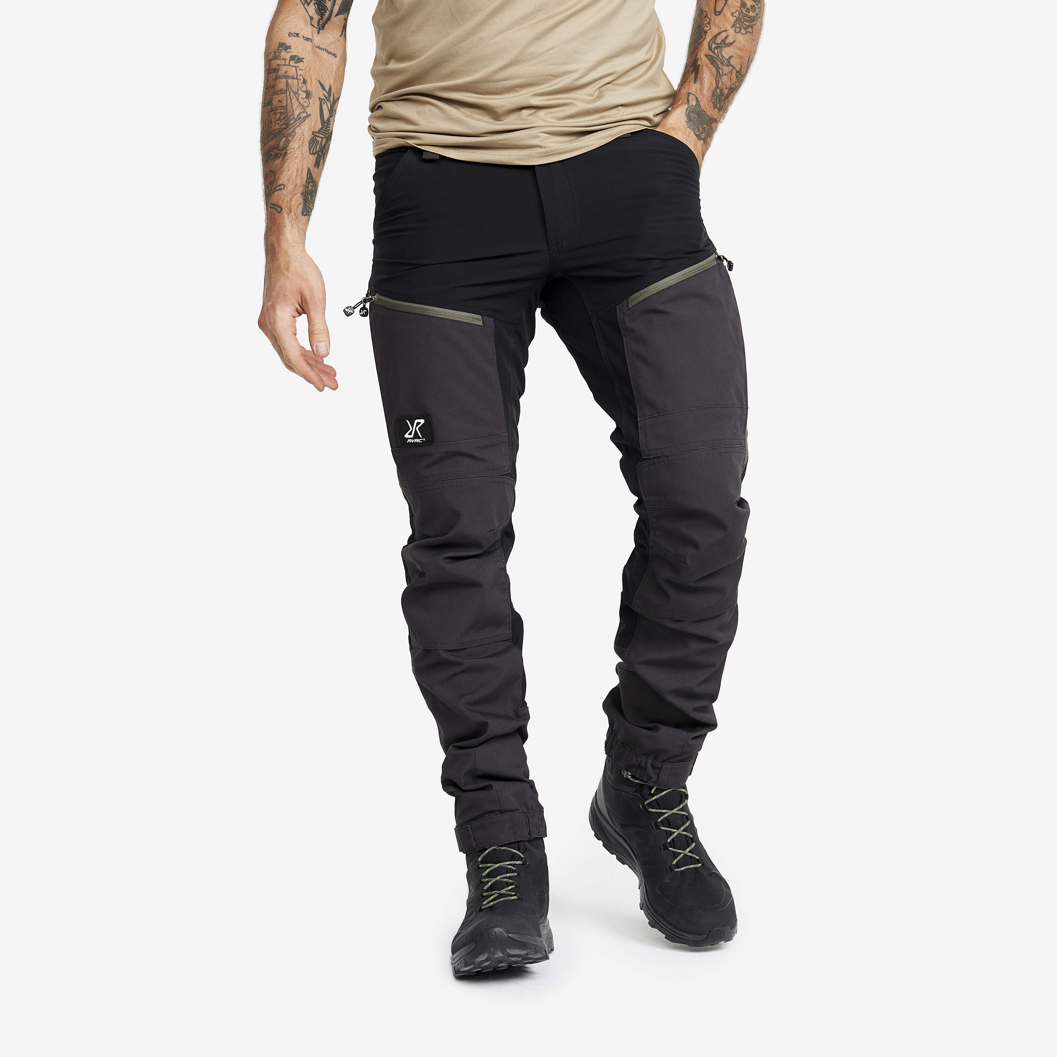 RVRC GP Pro Pants Black/Kalamata Meestele,