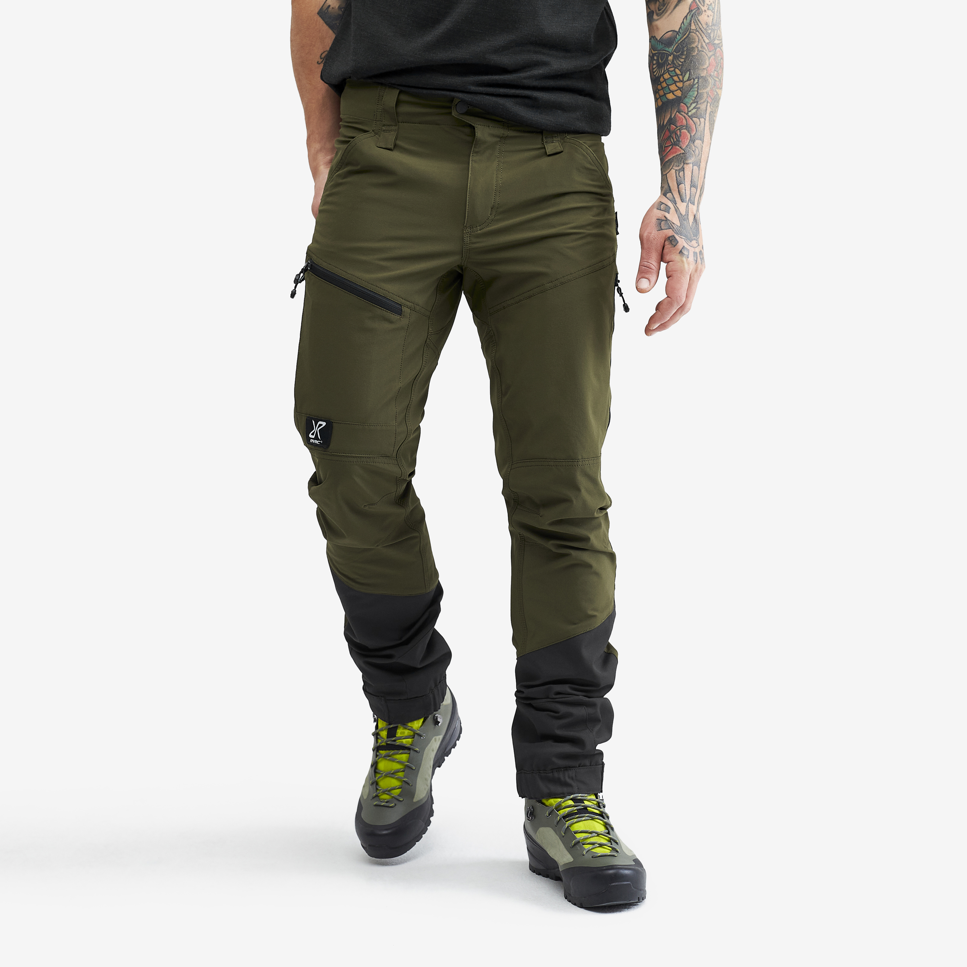 Silence Pants Dark Olive Meestele,