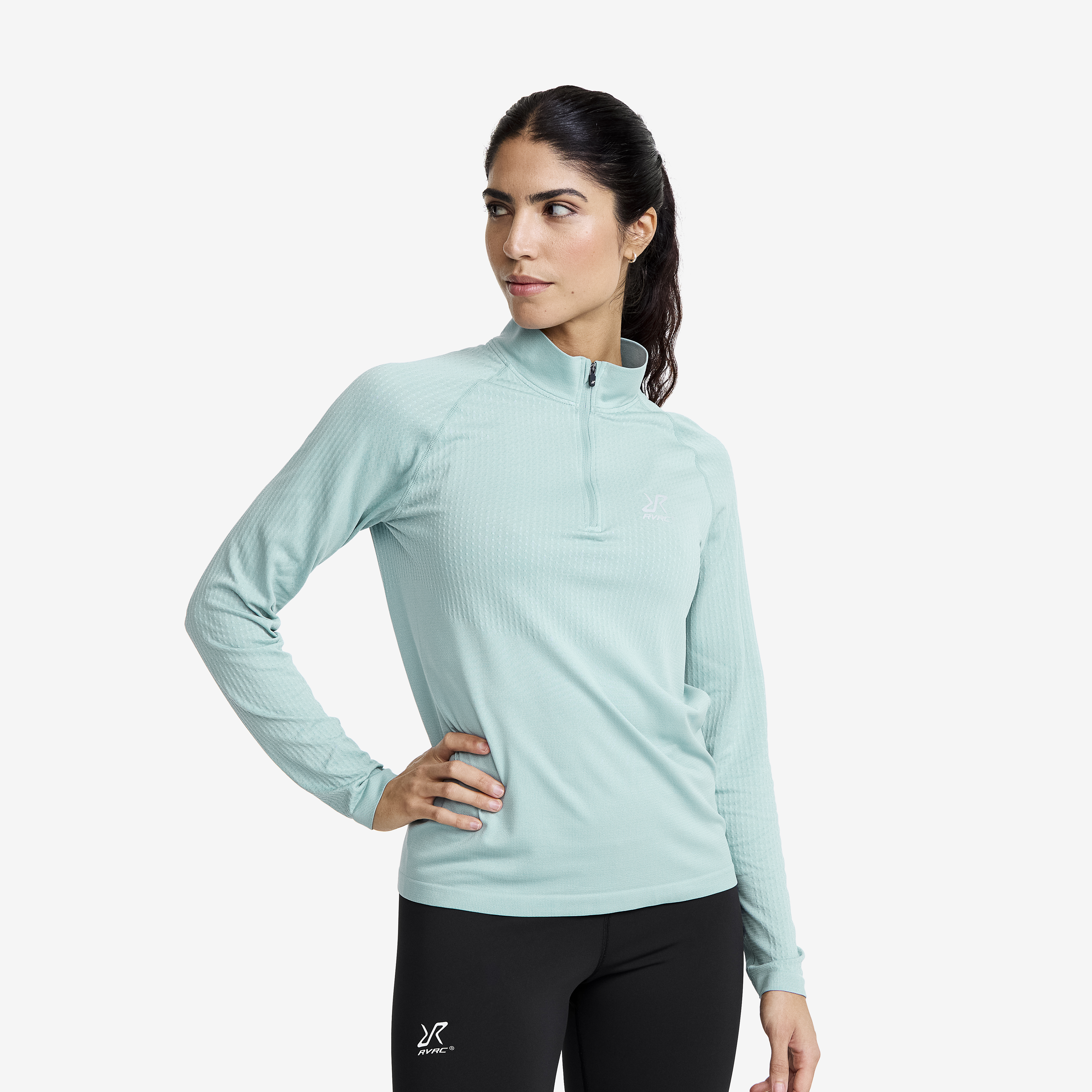 Focus Half-zip Seamless Top W Arona Naistele,