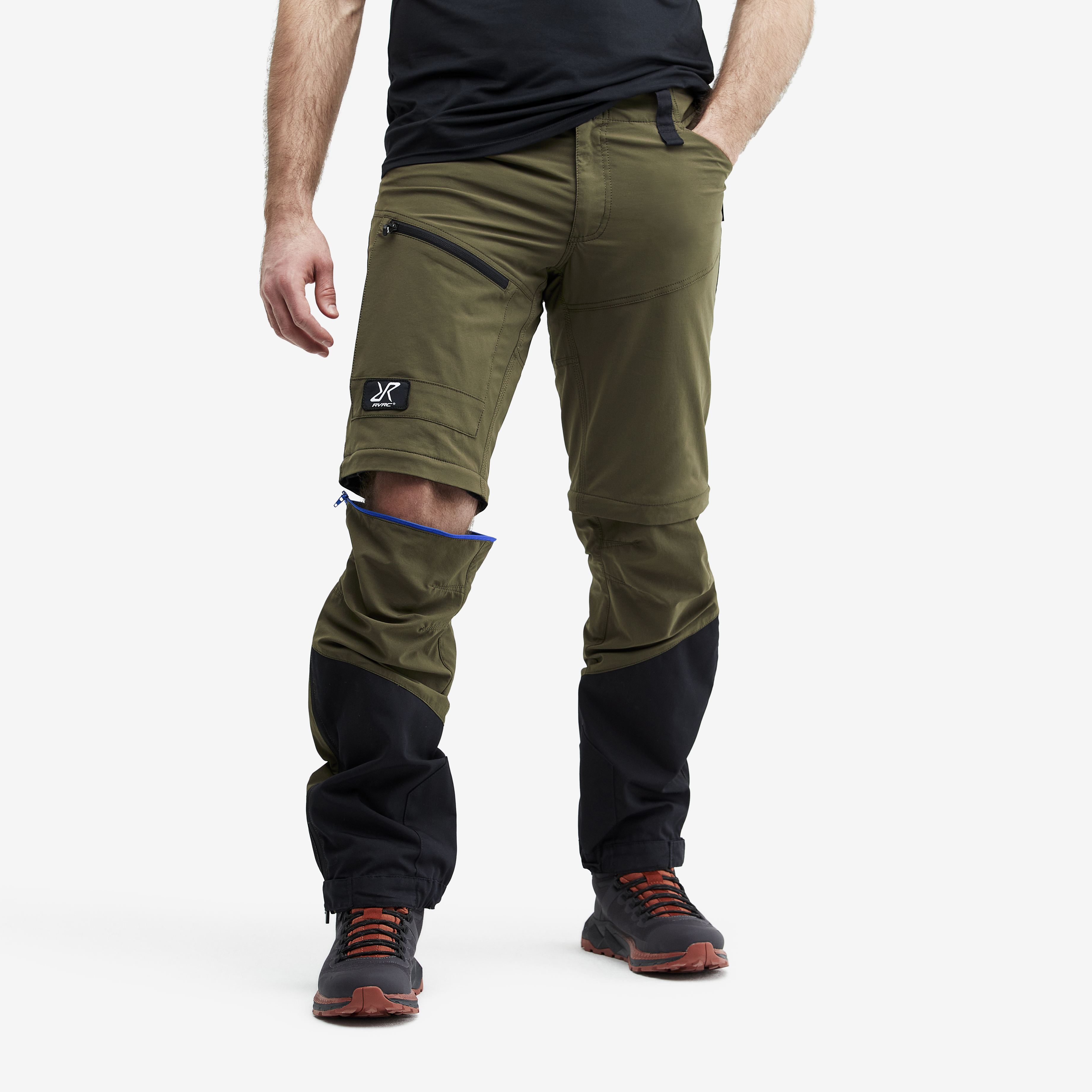 Silence T-zip Pants Dark Olive Meestele,