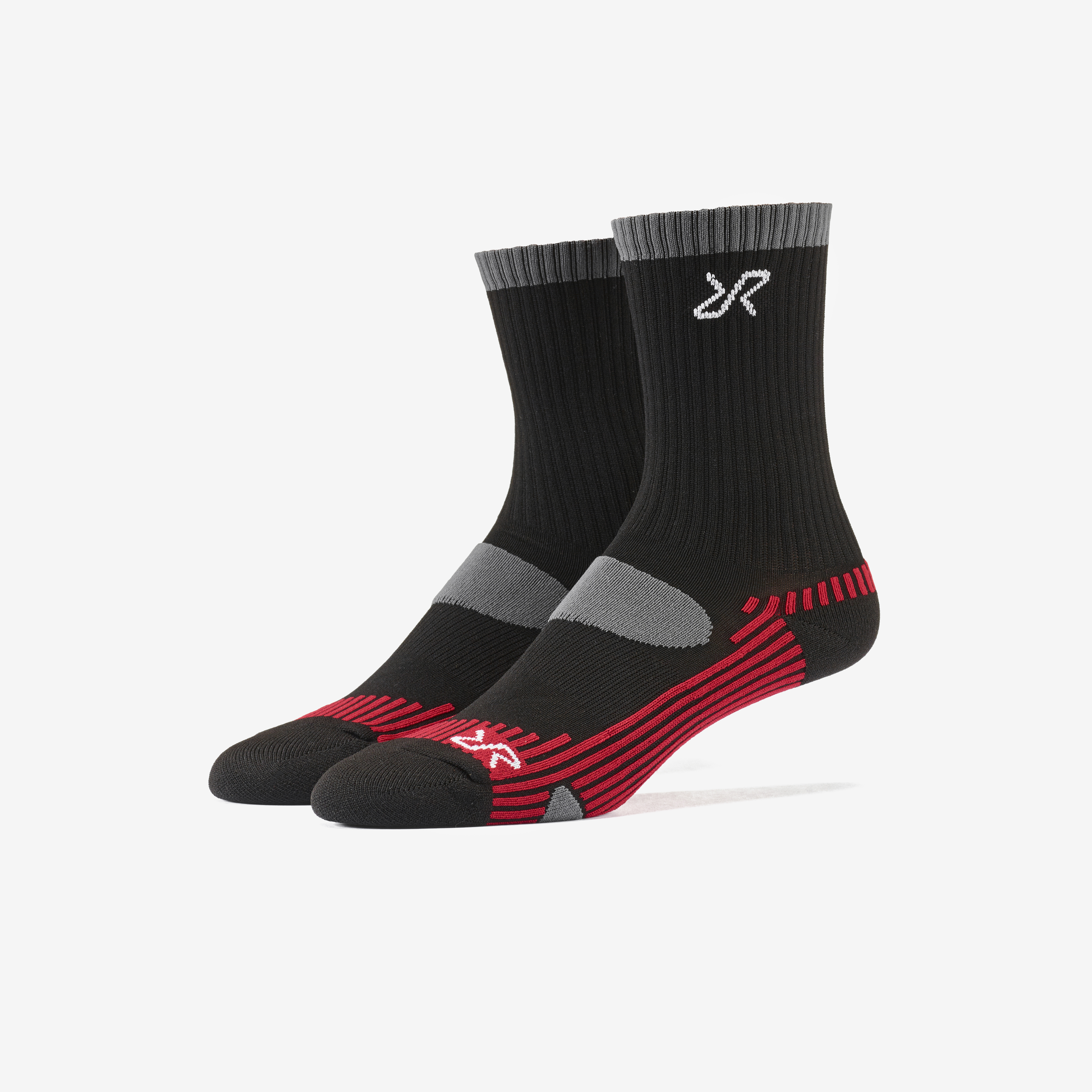 Trekking Sock Black/Red Dam,