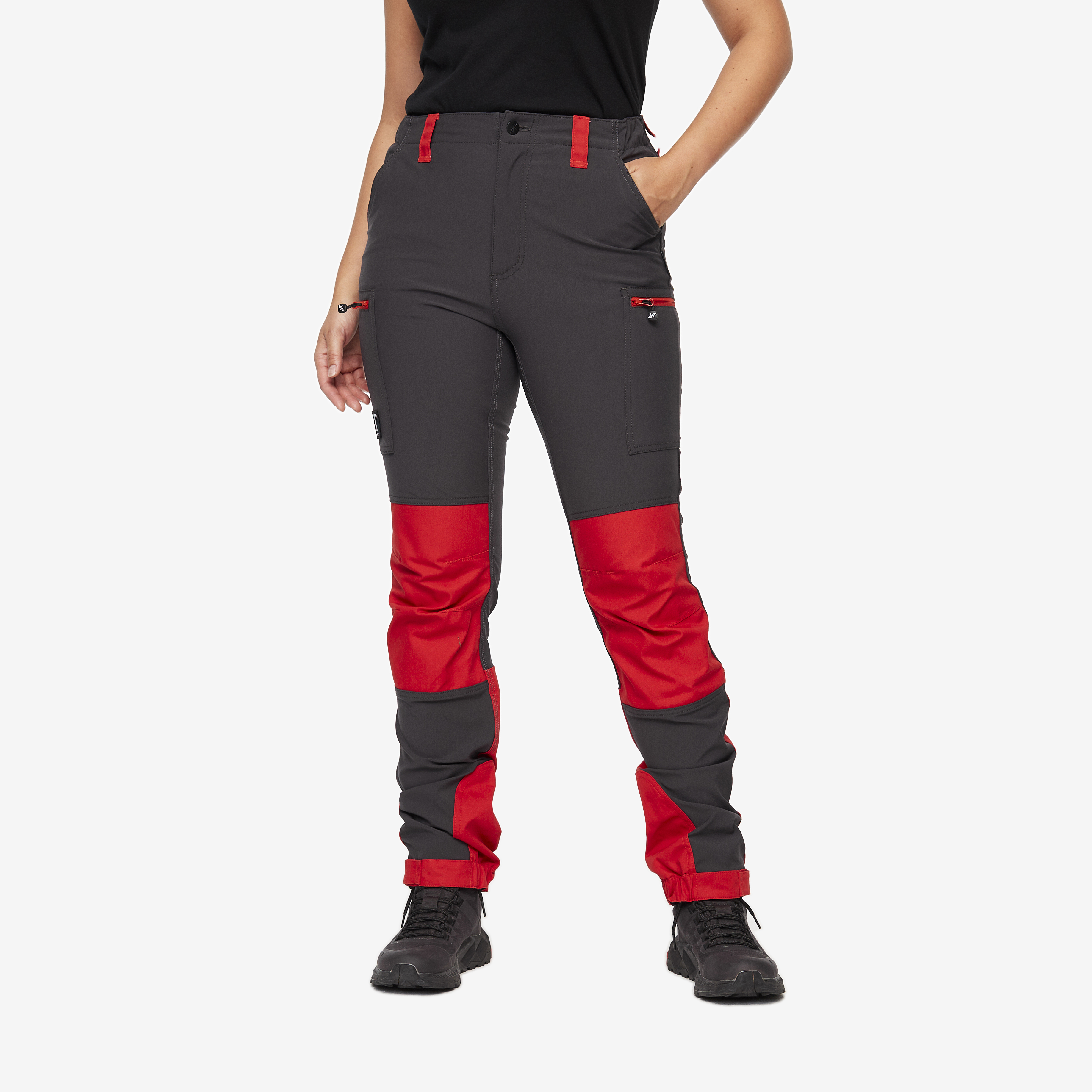 Nordwand Highwaist Stretch Pants Mars Red Naistele,