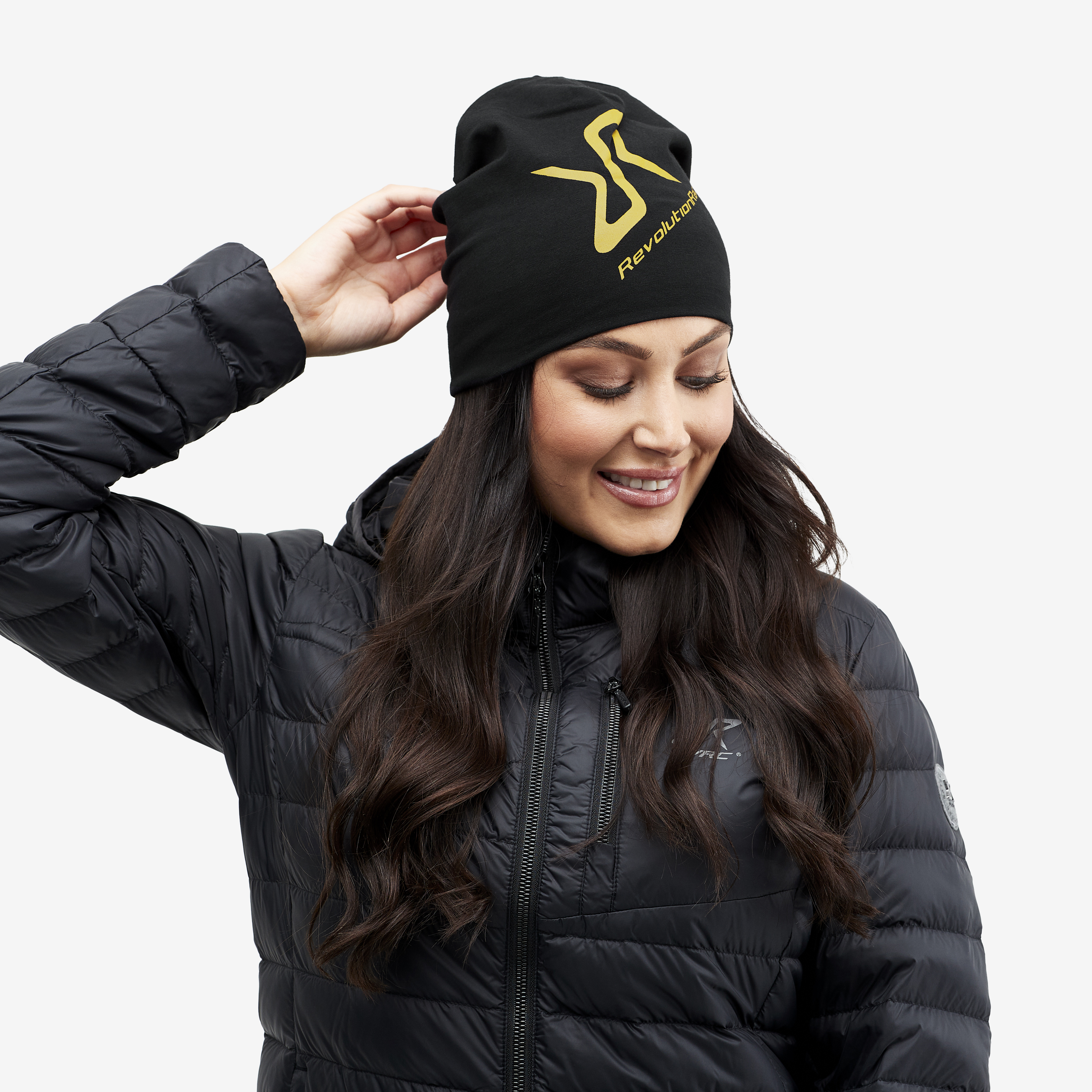 Beanie Black/Olive oil,