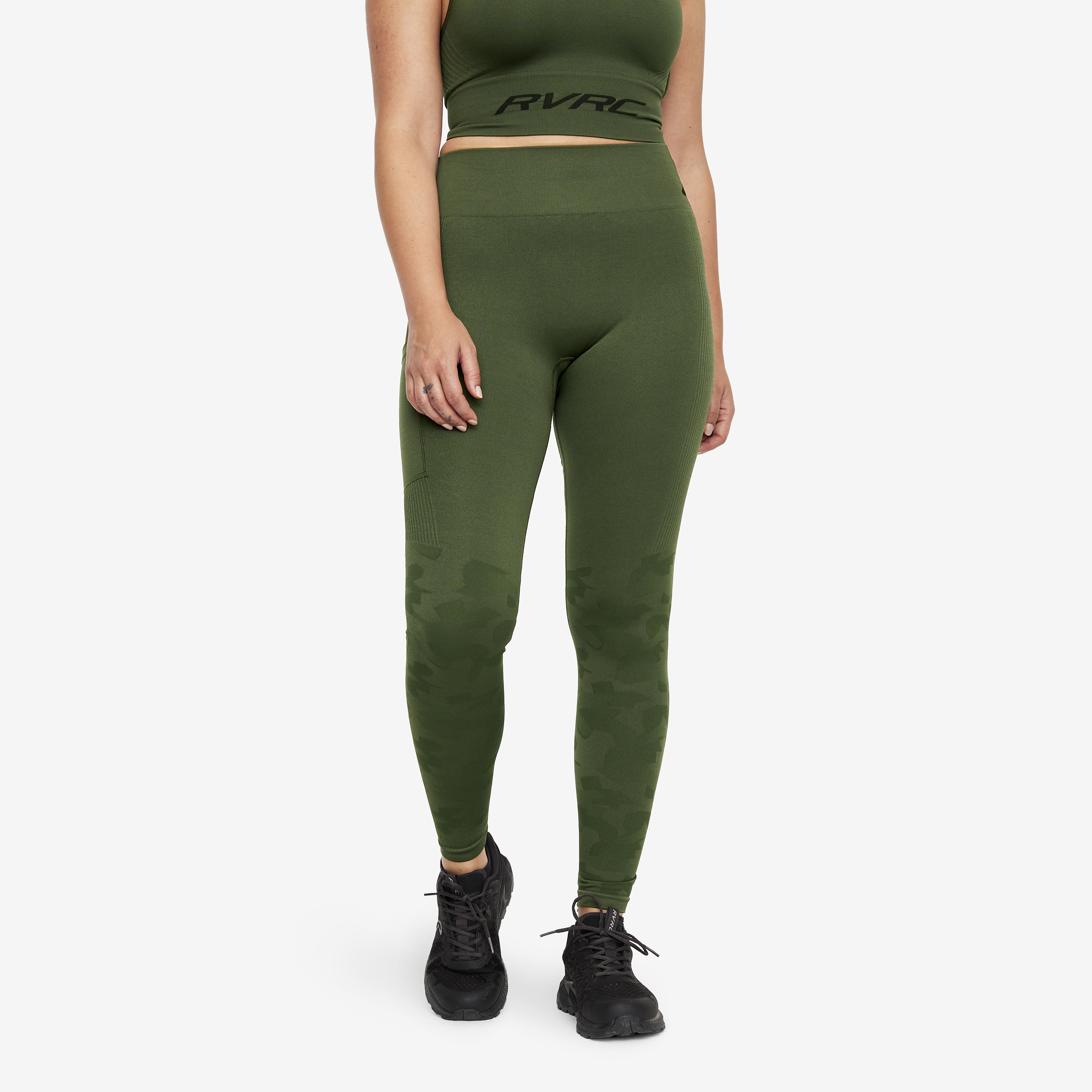 Descent Seamless Tights Green Dam,