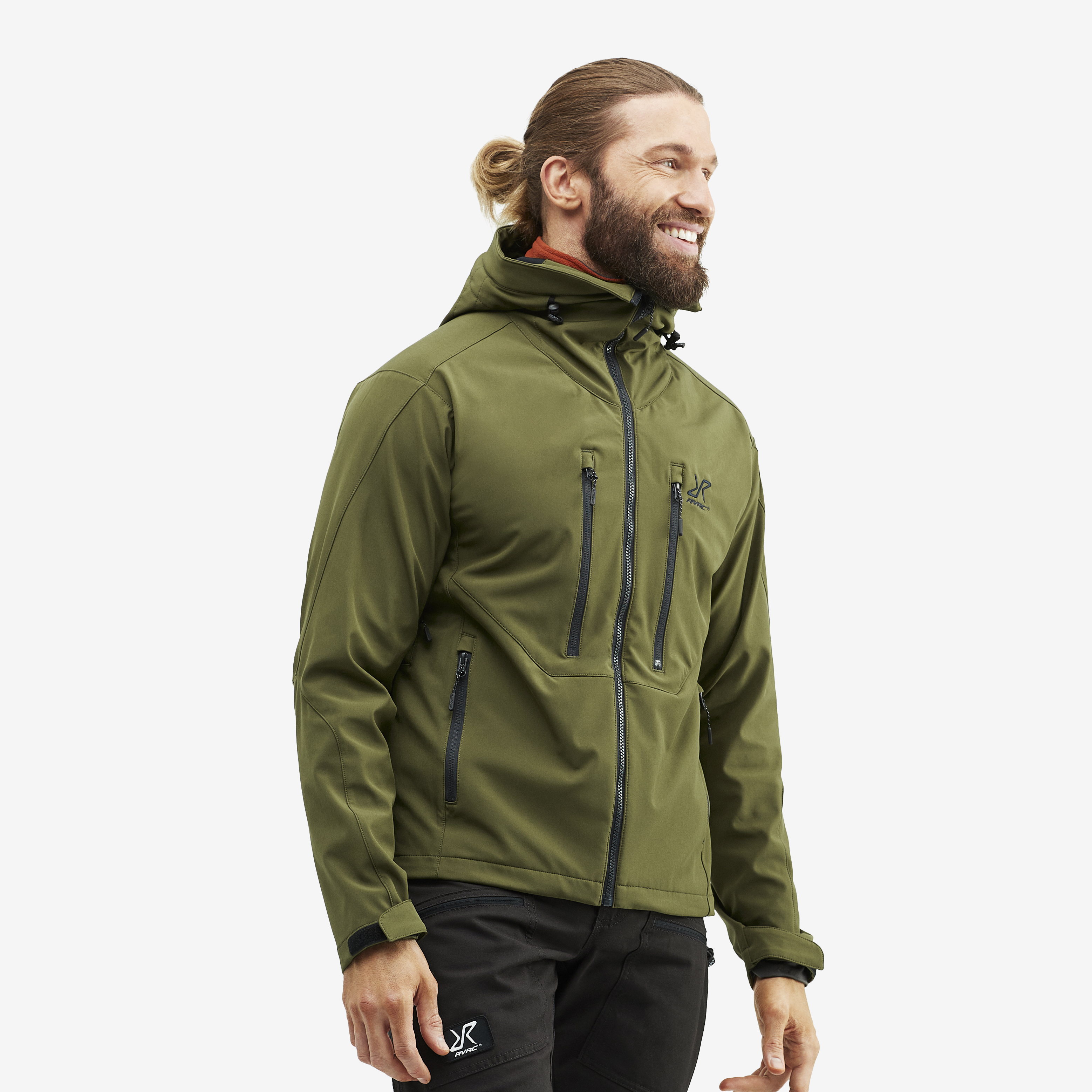 Trail Jacket Dark Olive Herr,