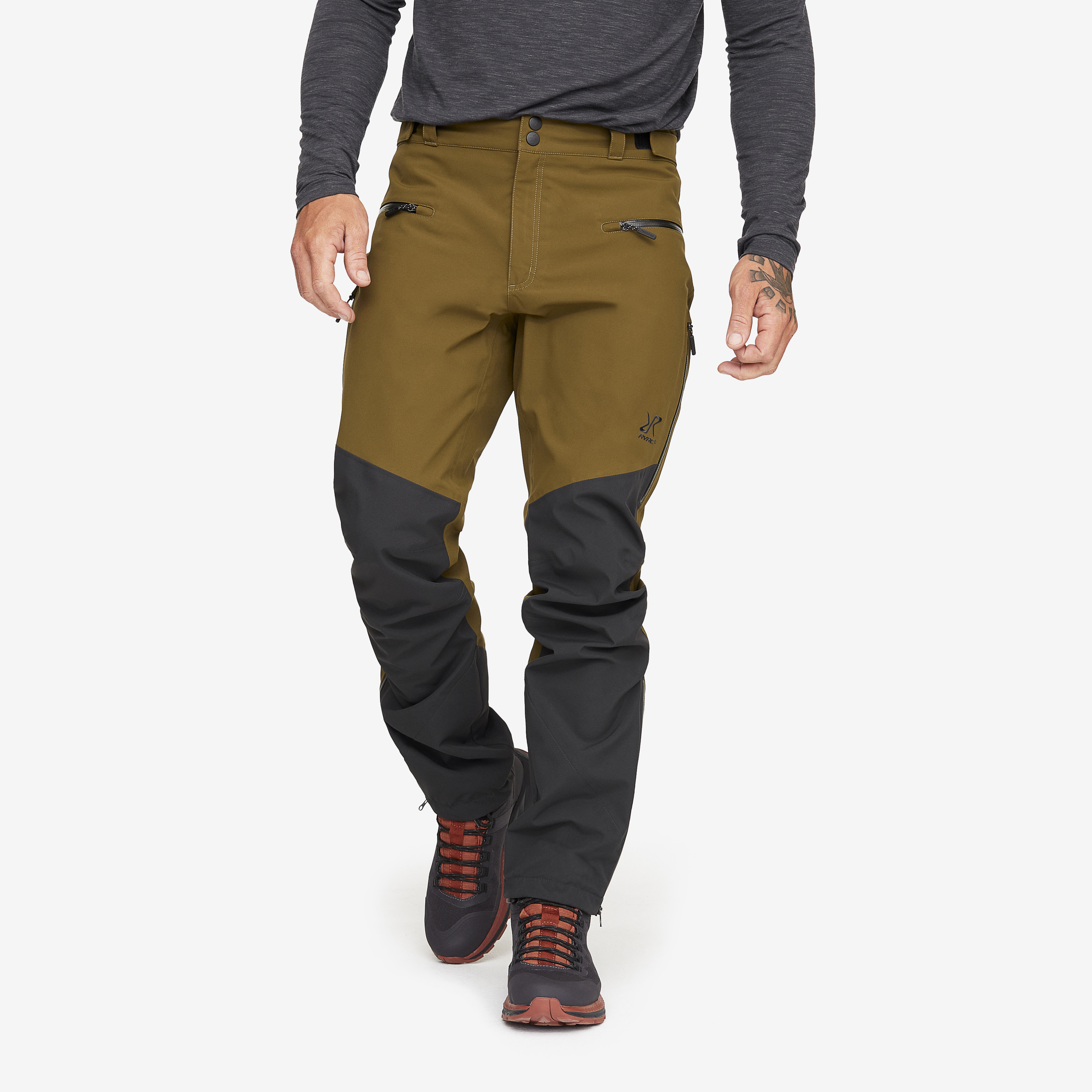 Silence Proshell 2.0 Pants Dark Olive/Moonless Night Herr,