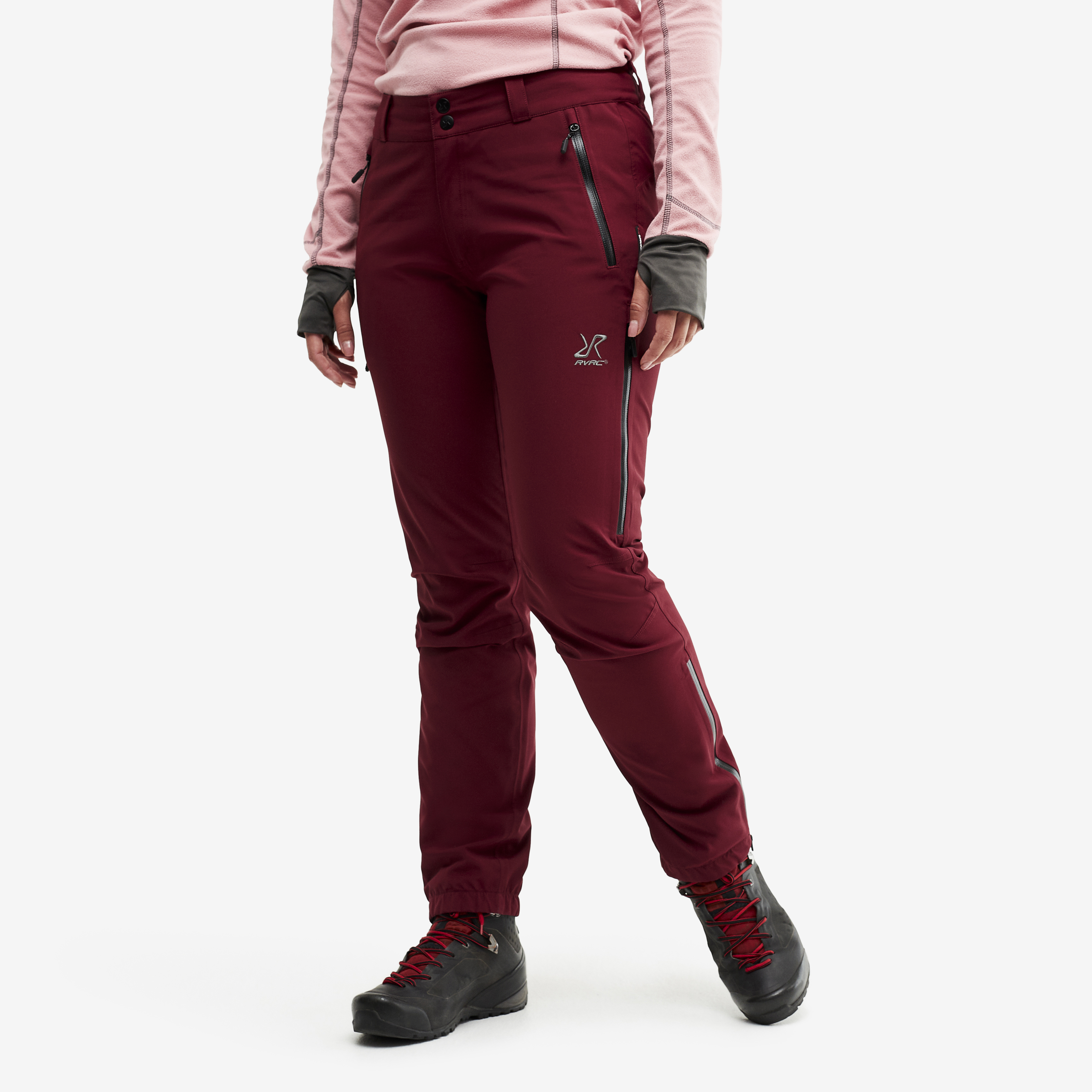 Whisper Pants Bison Red Naistele,