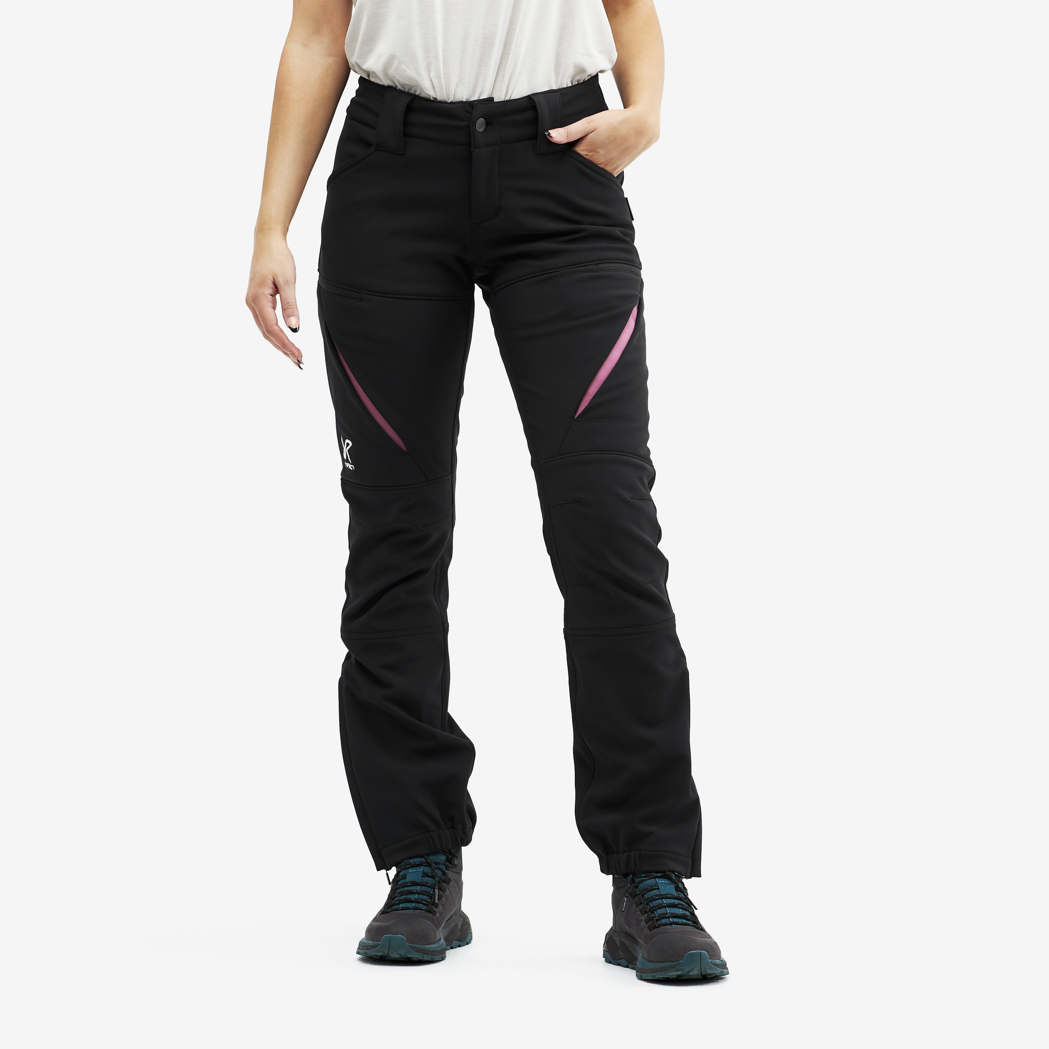 Hiball Pants Black/Pink Naistele, 