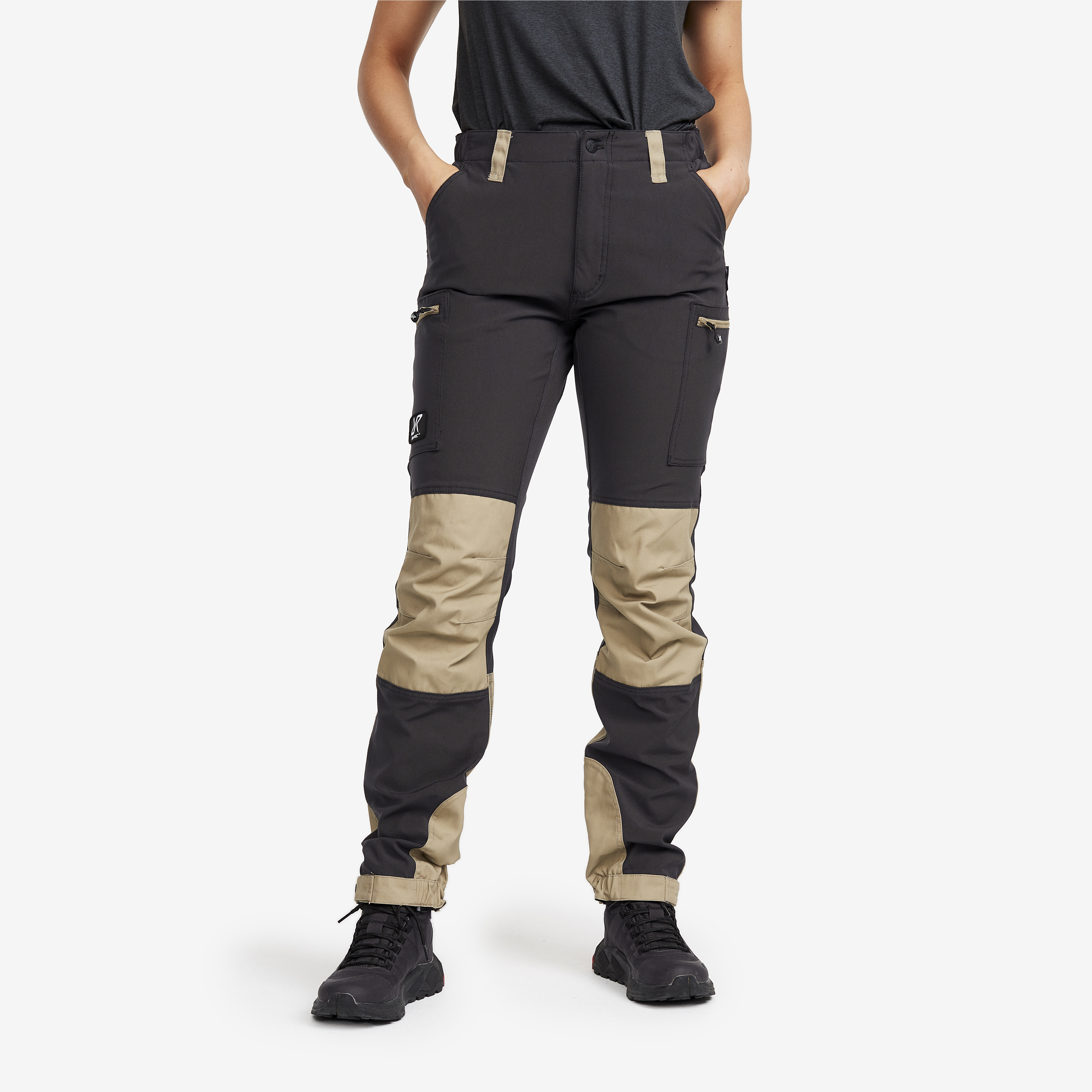 Nordwand Highwaist Stretch Pants Khaki Naistele,