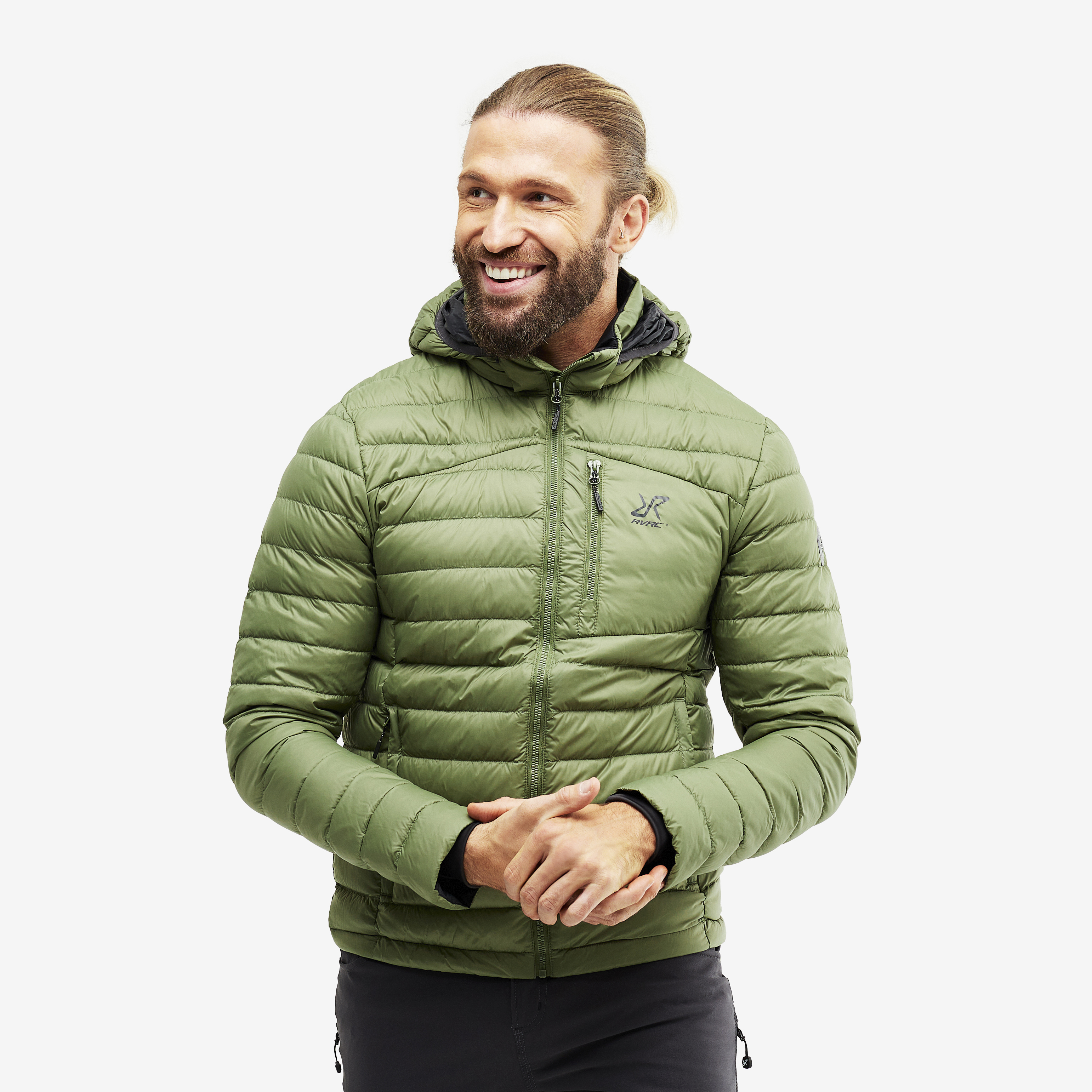 Helium Down Jacket Olivine Herr,