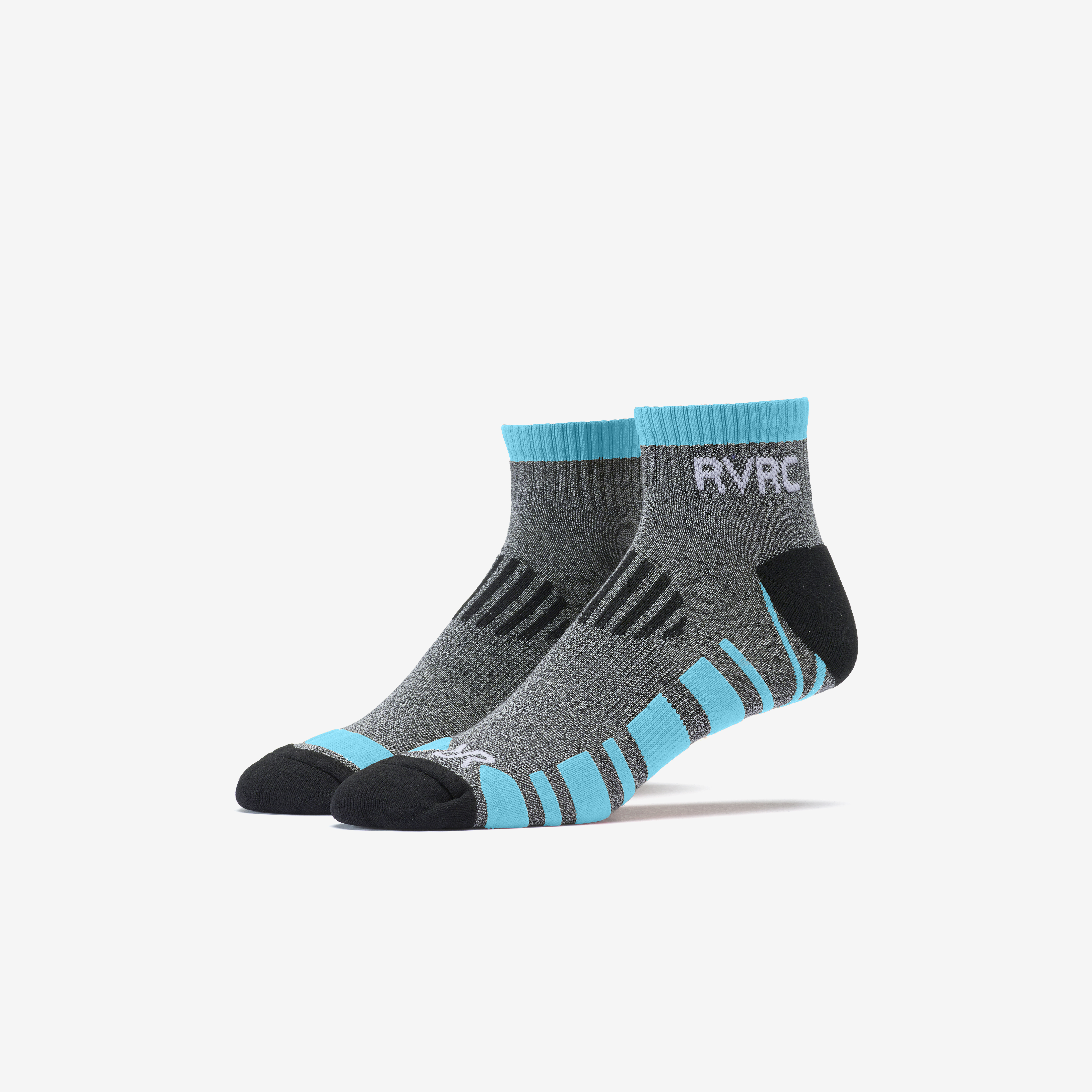 Trekking Short Sock 2-pack Black/Turqouise Dam,